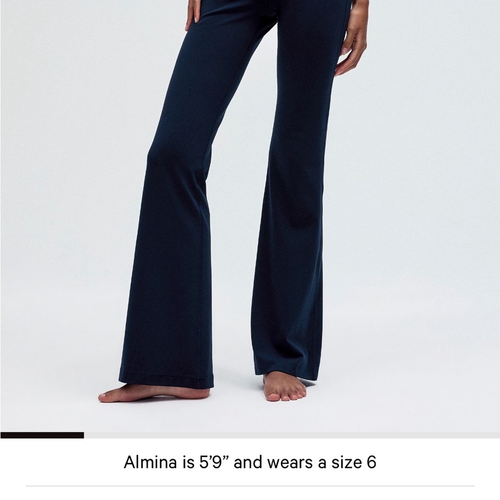 Navy Flared Pants